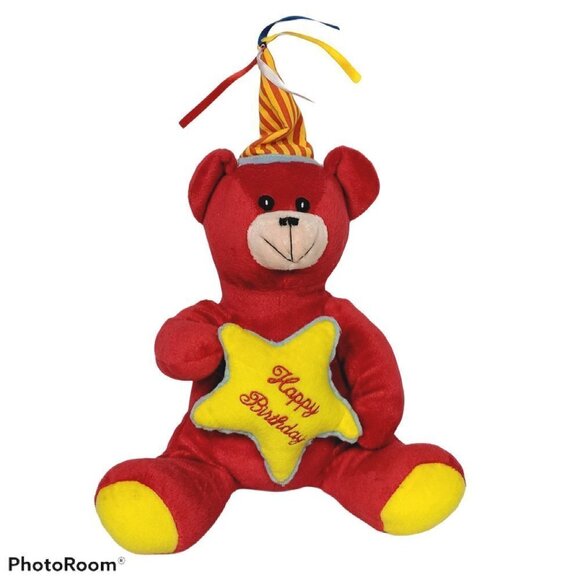 National Entertainment Network Happy Birthday Bear 14" - Picture 1 of 4